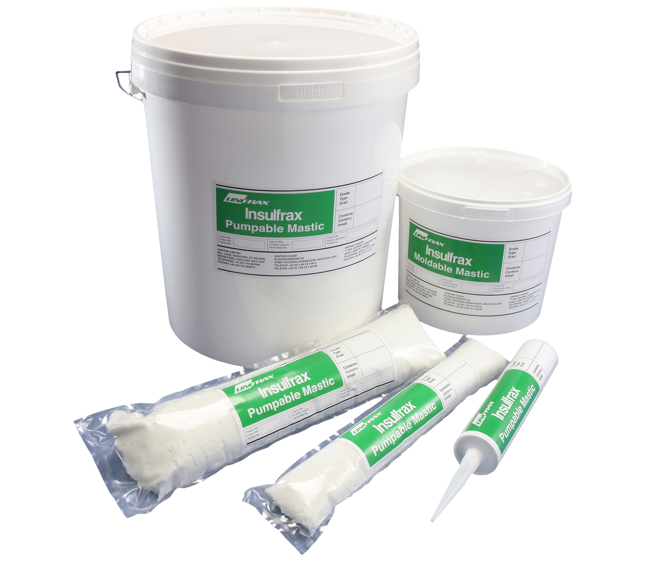 INSULFRAX® MOULDABLE MASTICS