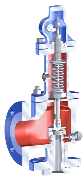 ARI-REYCO-R ANSI høytløftende ventiler – flenset
